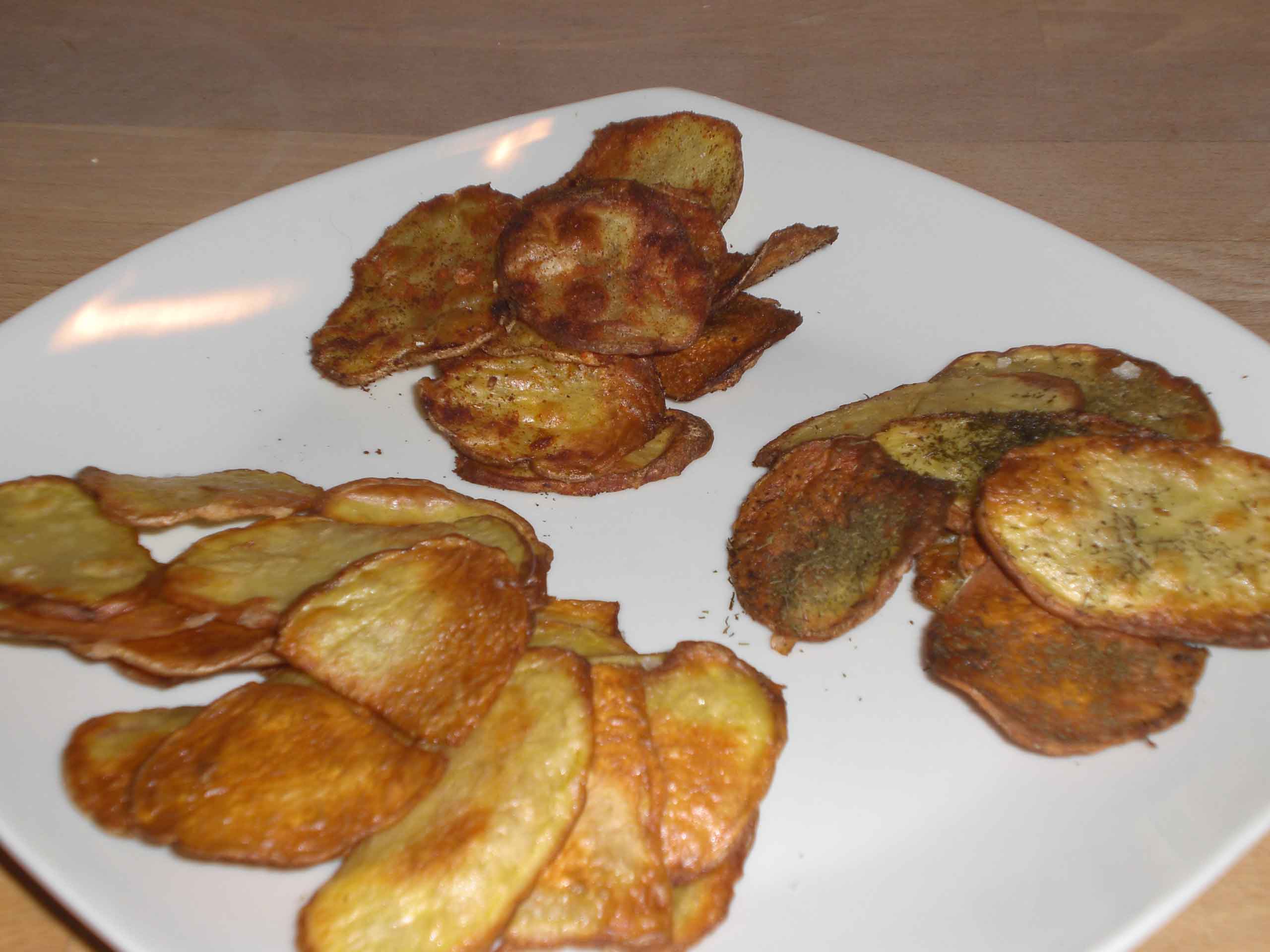 Kartoffelchips – hjemmelavede og fedtfattige